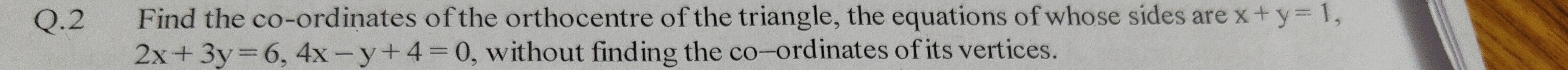 Visual representation for coordinate geometry