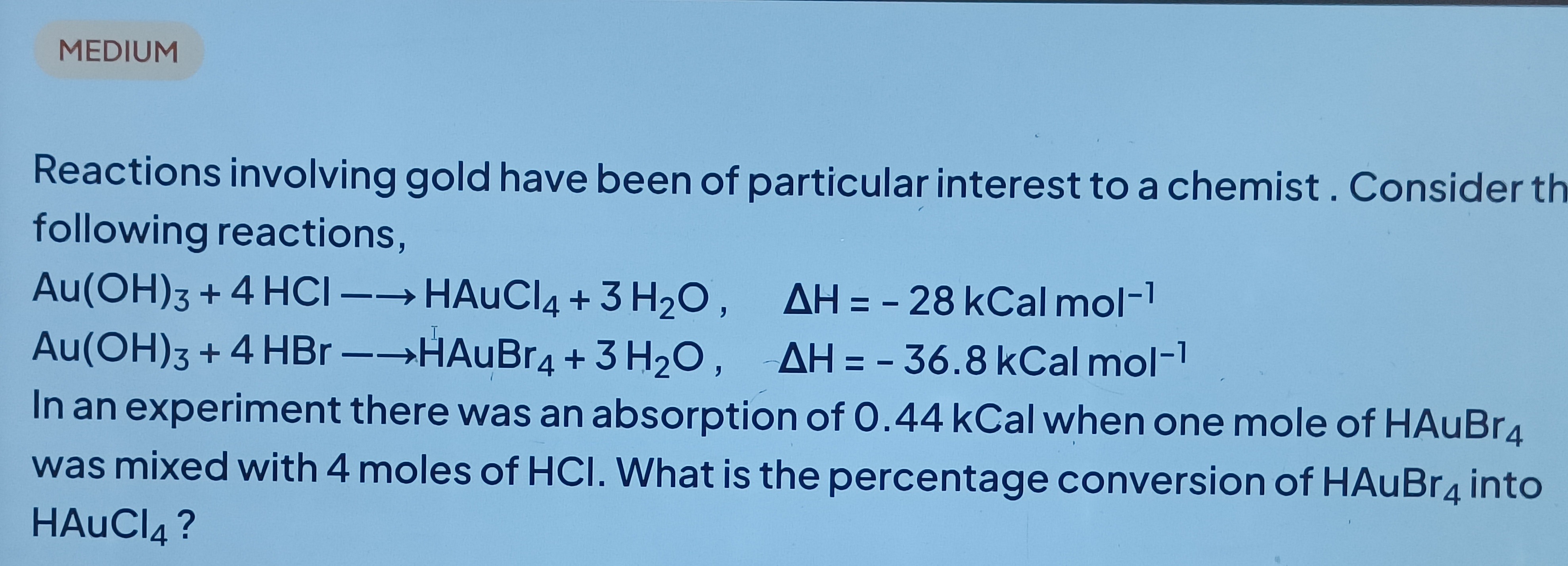 Visual representation for Chemistry