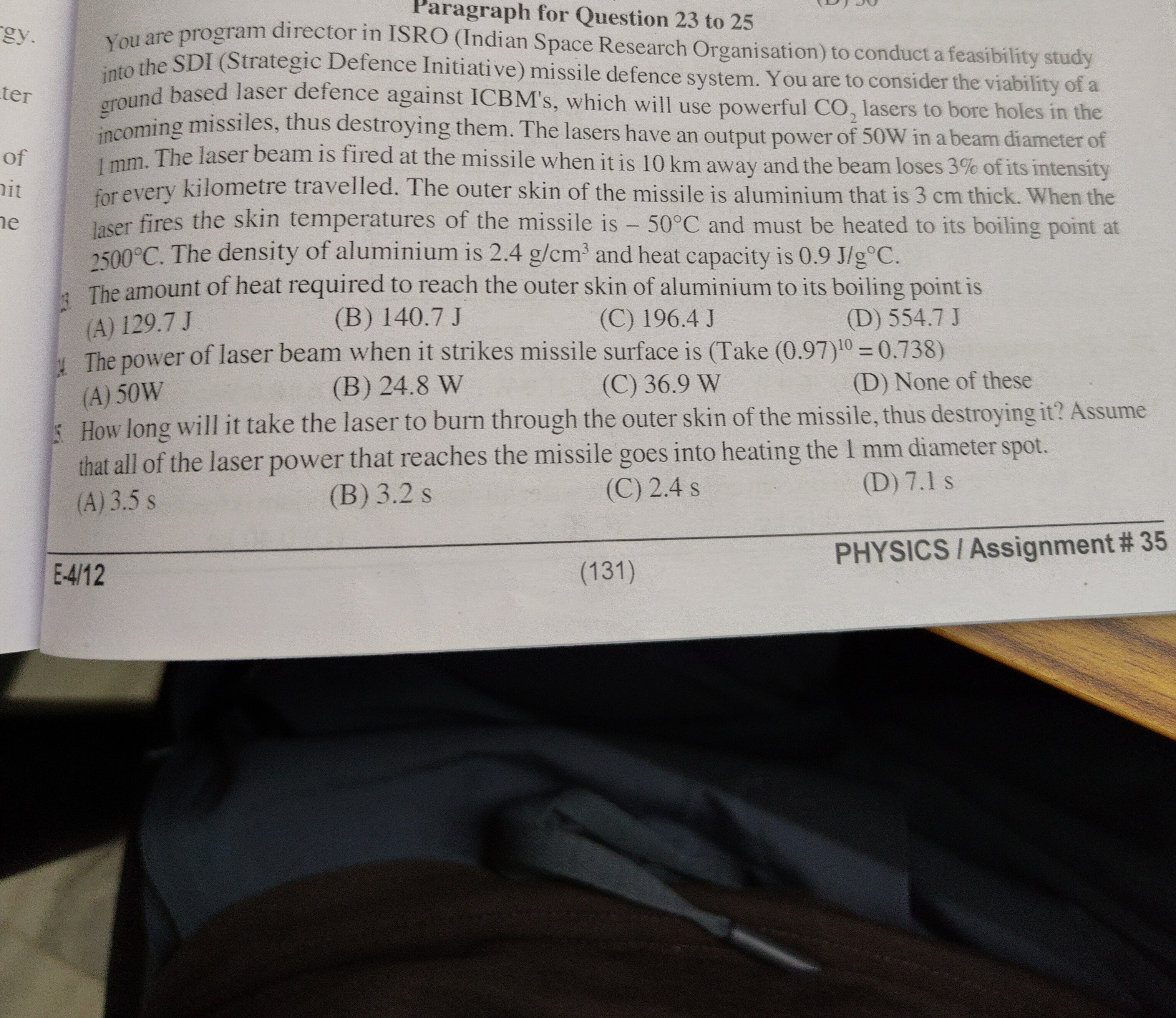 Visual representation for Physics