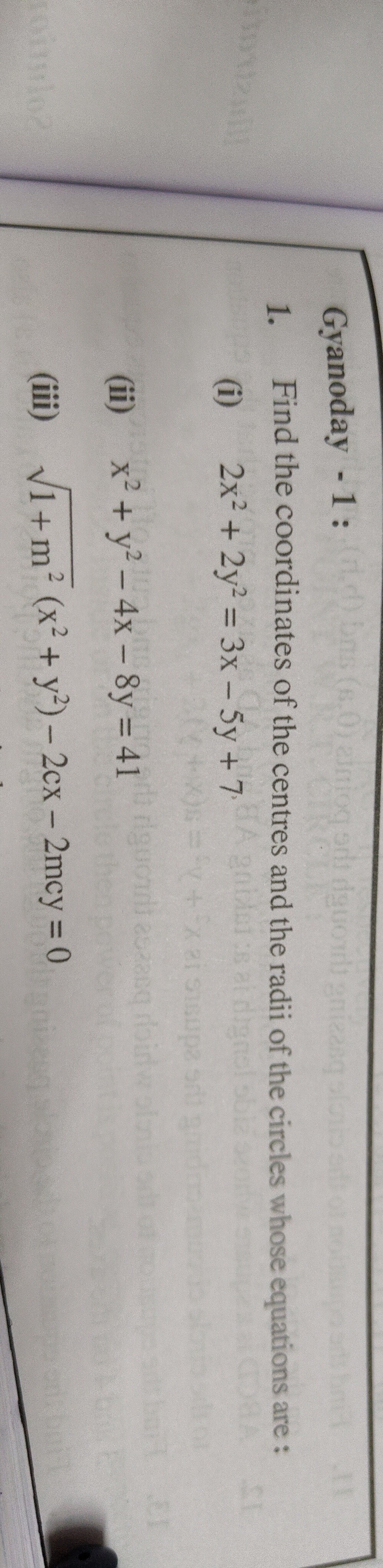Visual representation for Mathematics
