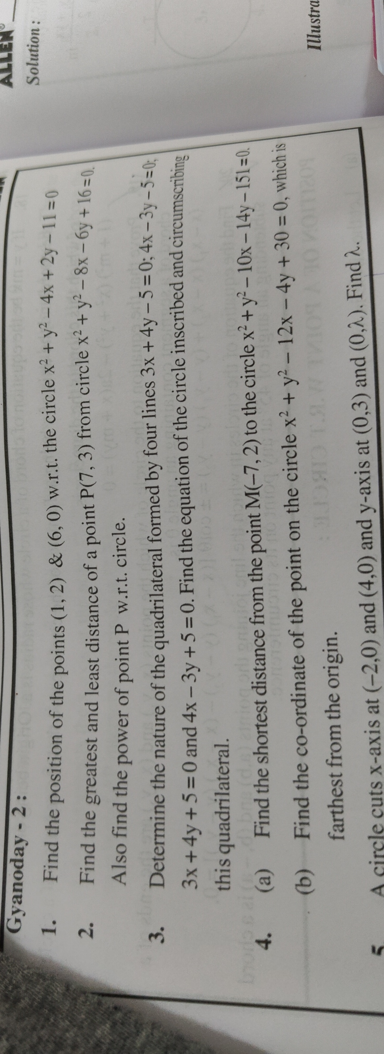 Visual representation for Mathematics