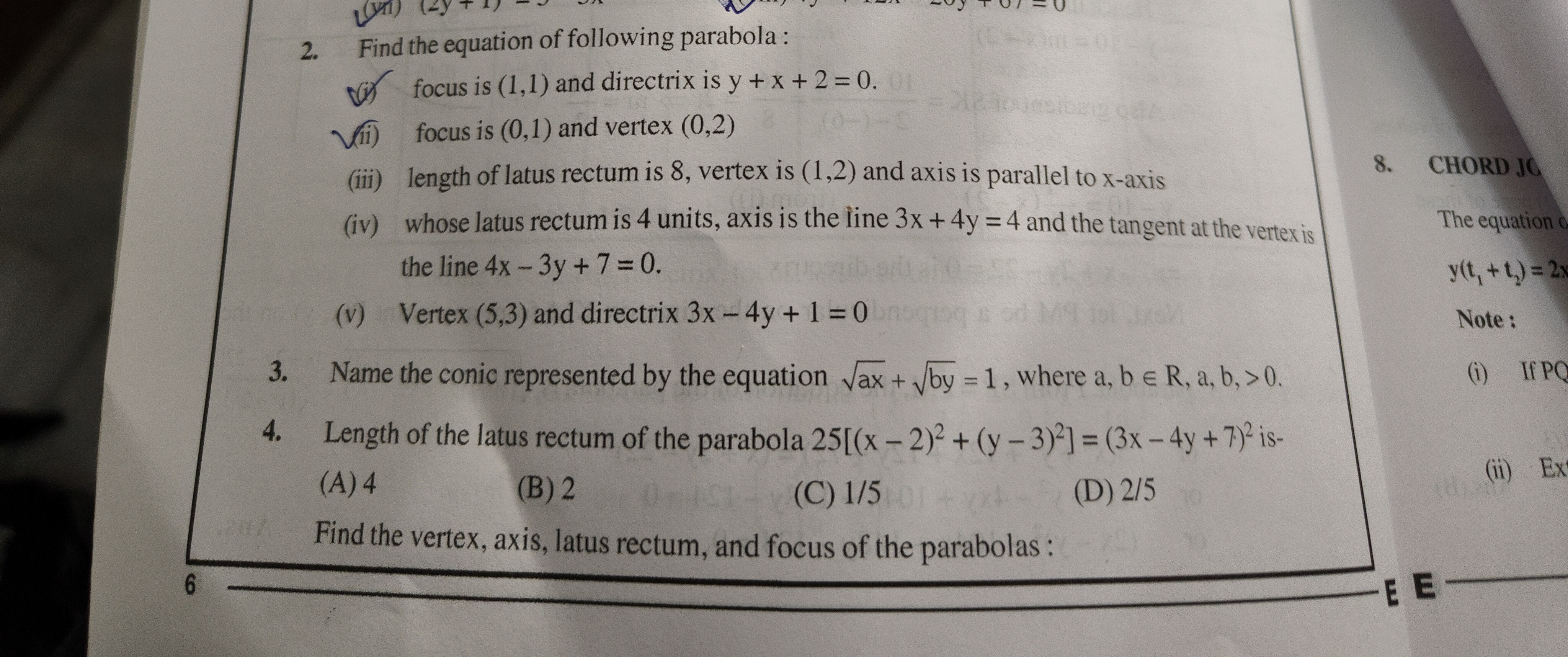 Visual representation for Mathematics