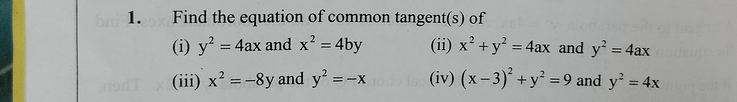 Visual representation for Mathematics
