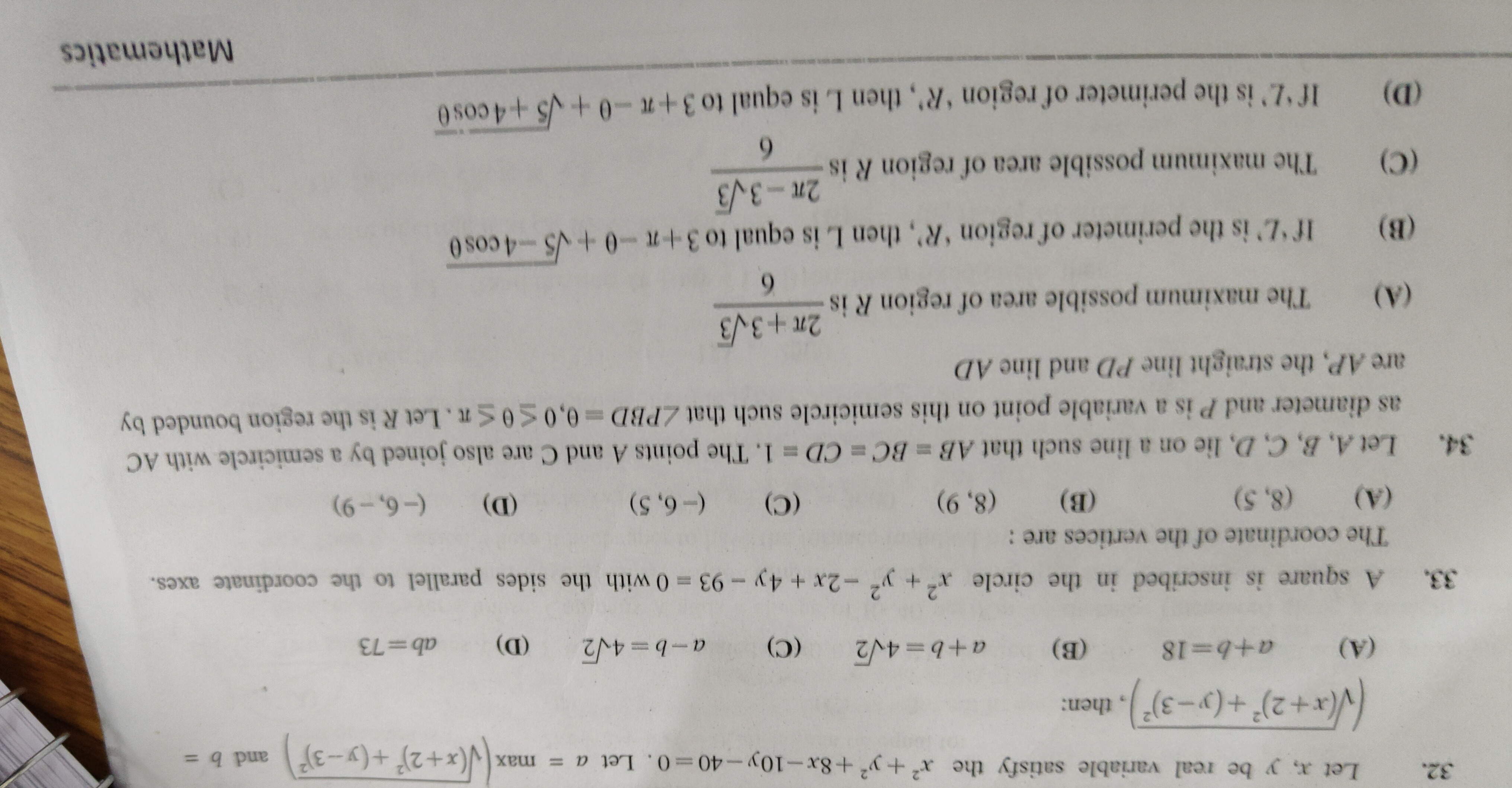 Visual representation for Mathematics