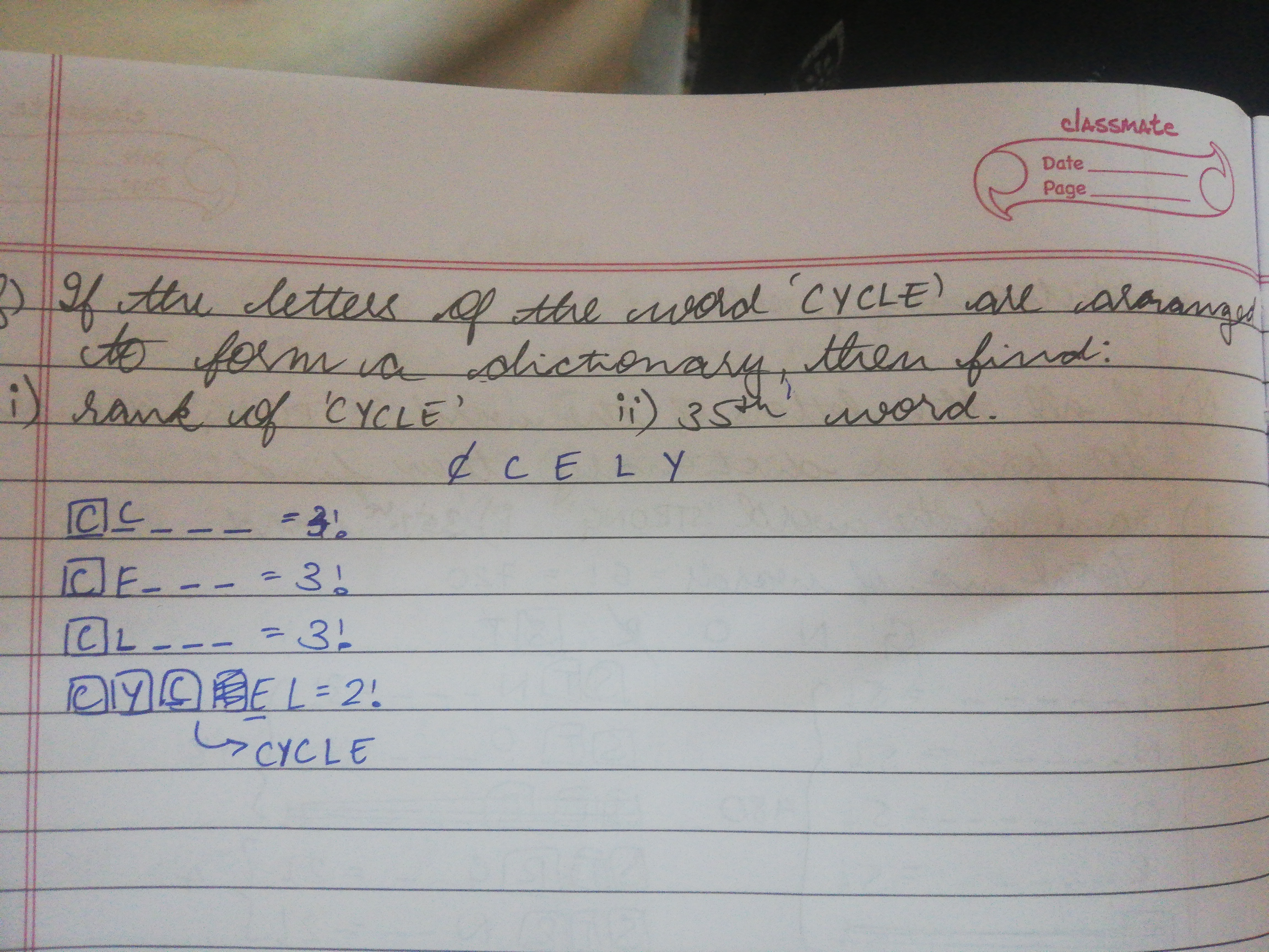 Visual representation for Mathematics