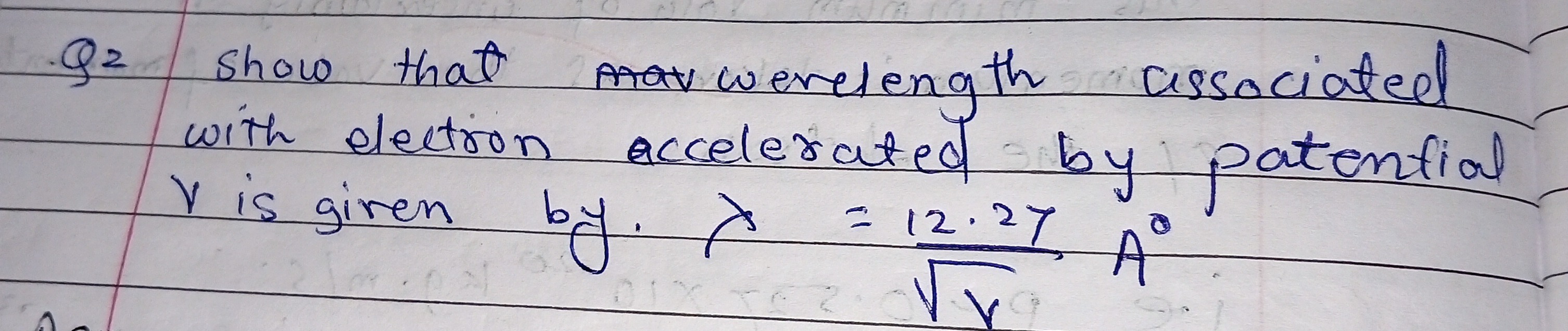 Visual representation for Physics