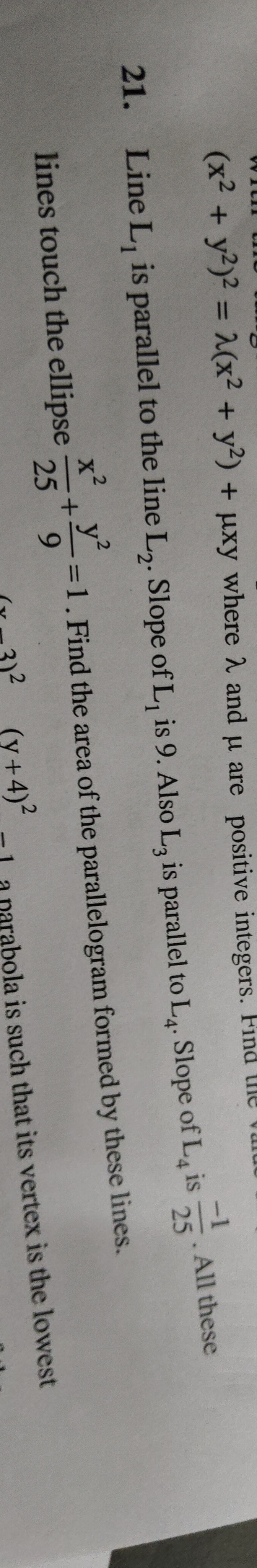 Visual representation for Mathematics