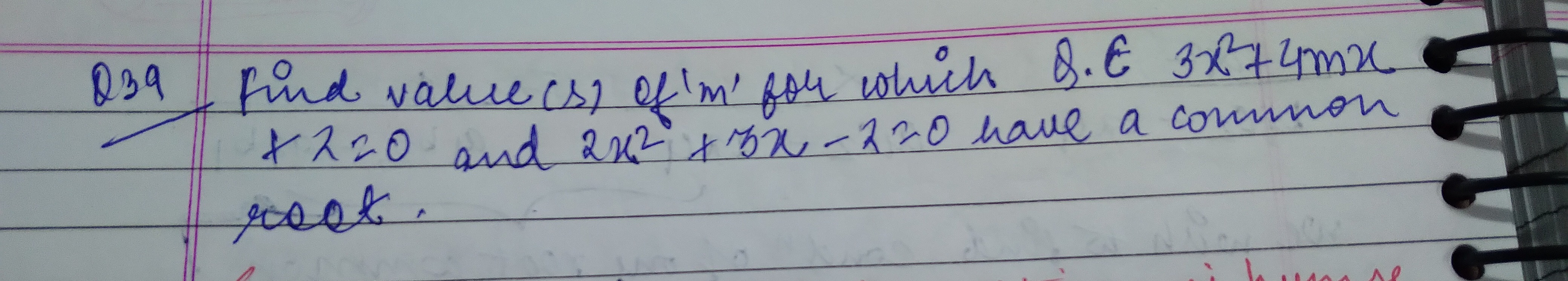 Visual representation for Mathematics