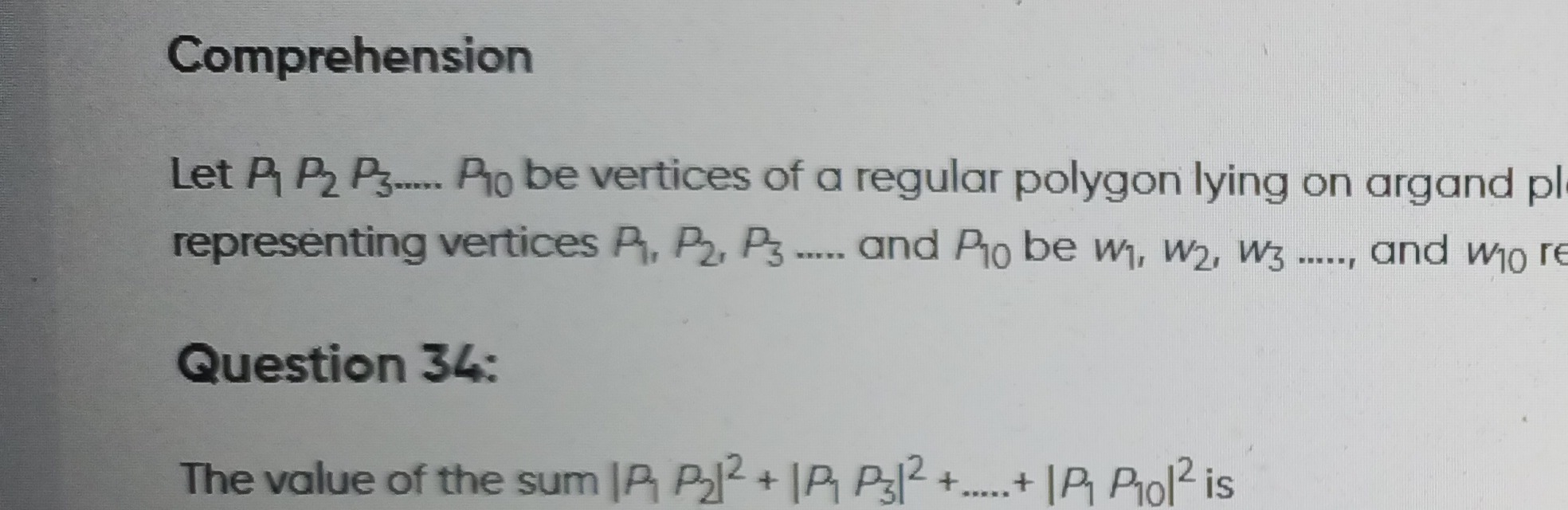 Visual representation for Mathematics