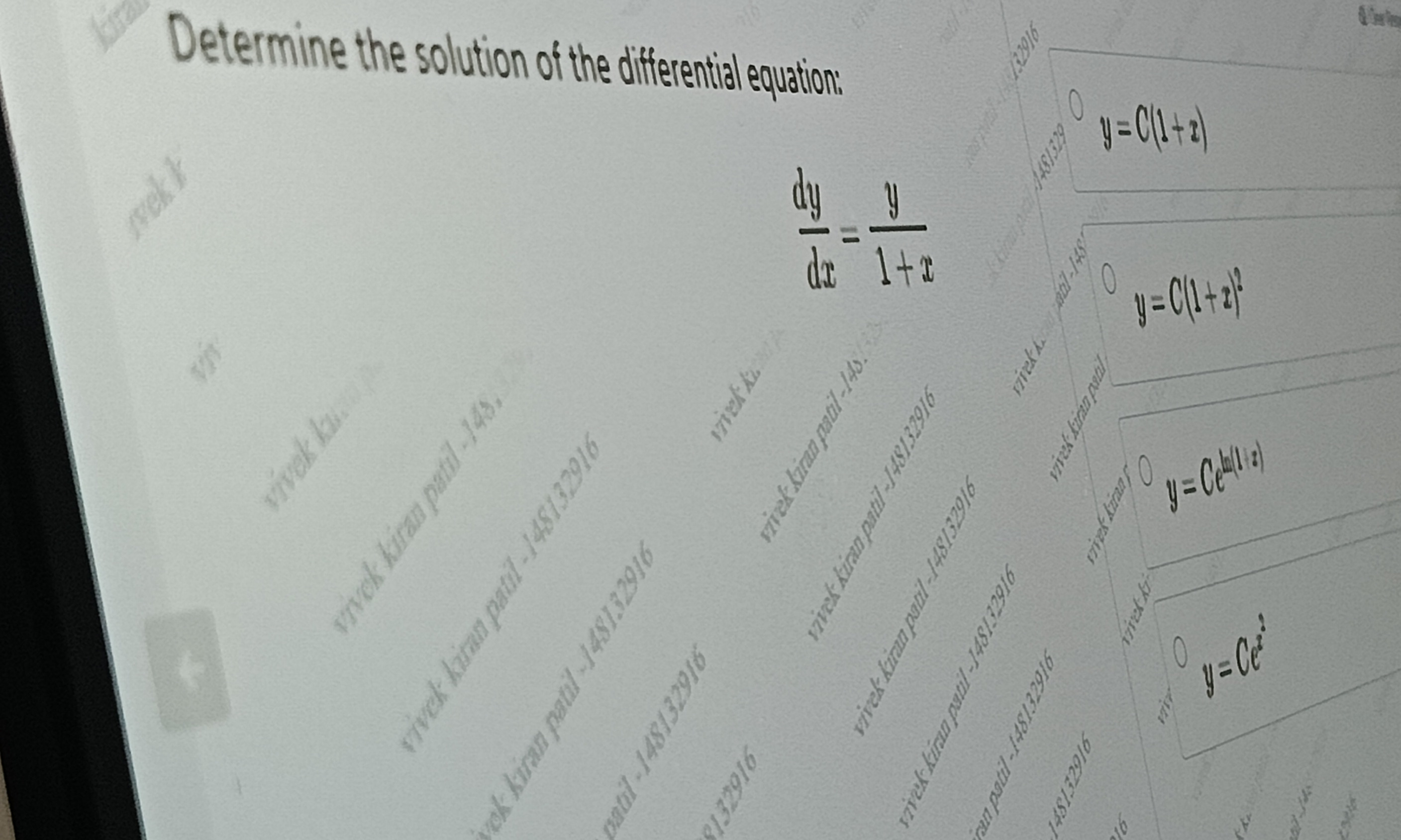 Visual representation for Mathematics