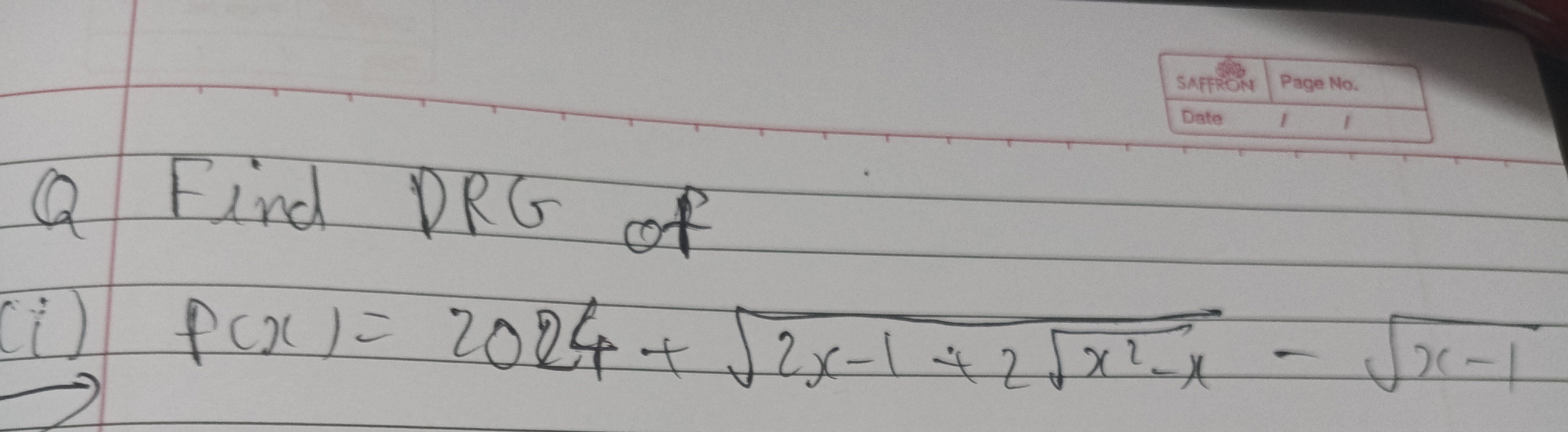 Visual representation for Mathematics