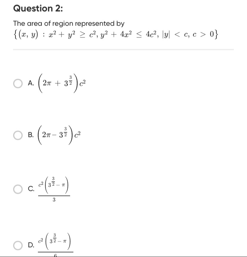 Visual representation for Mathematics