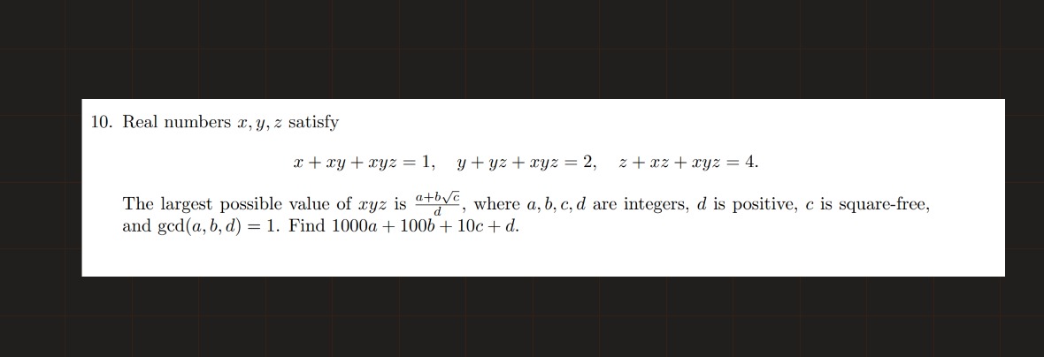Visual representation for mathematics