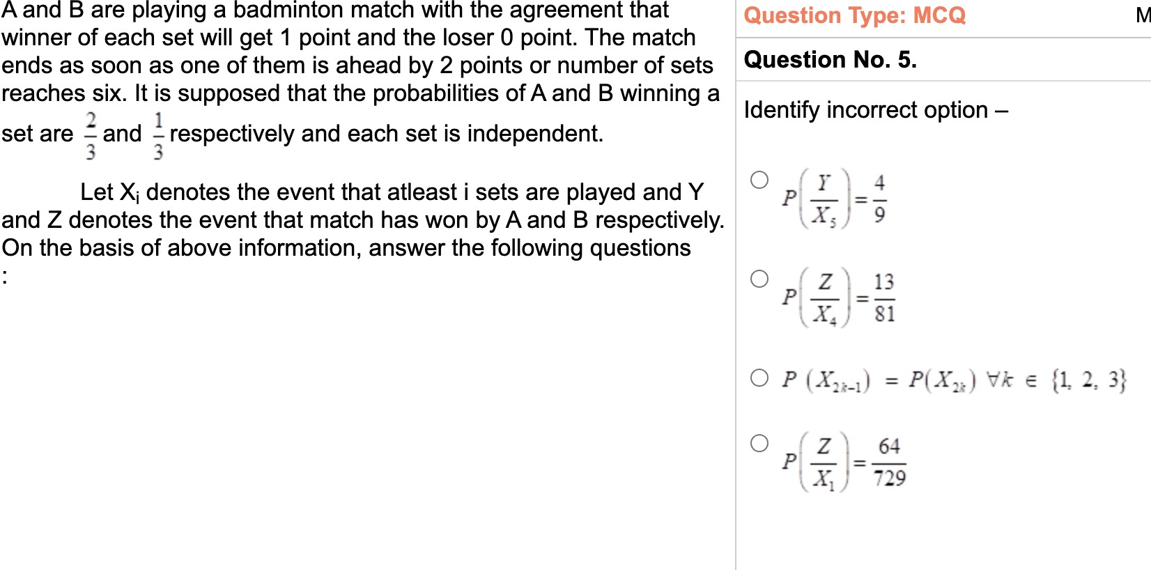 Visual representation for Mathematics