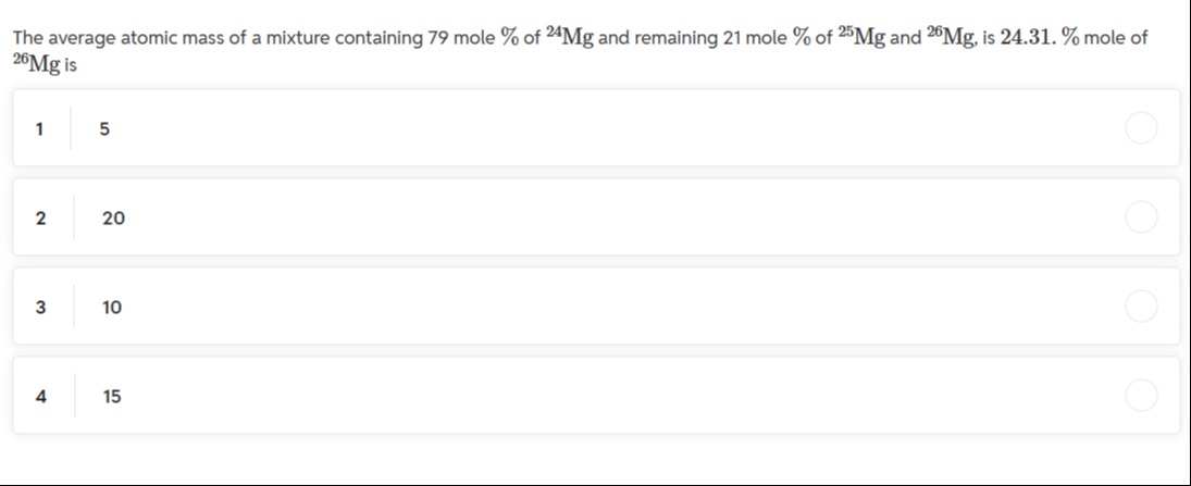 Visual representation for Chemistry