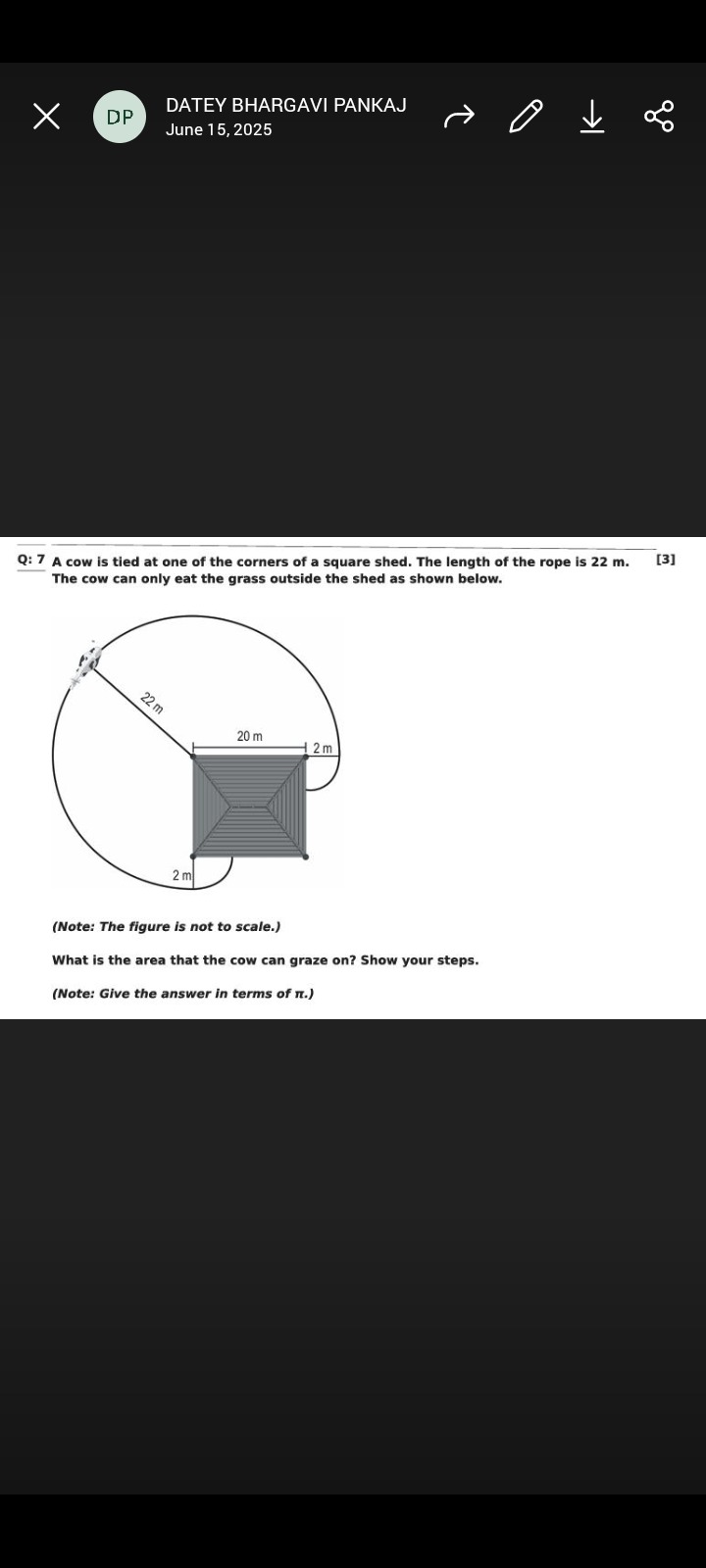 Visual representation for Mathematics