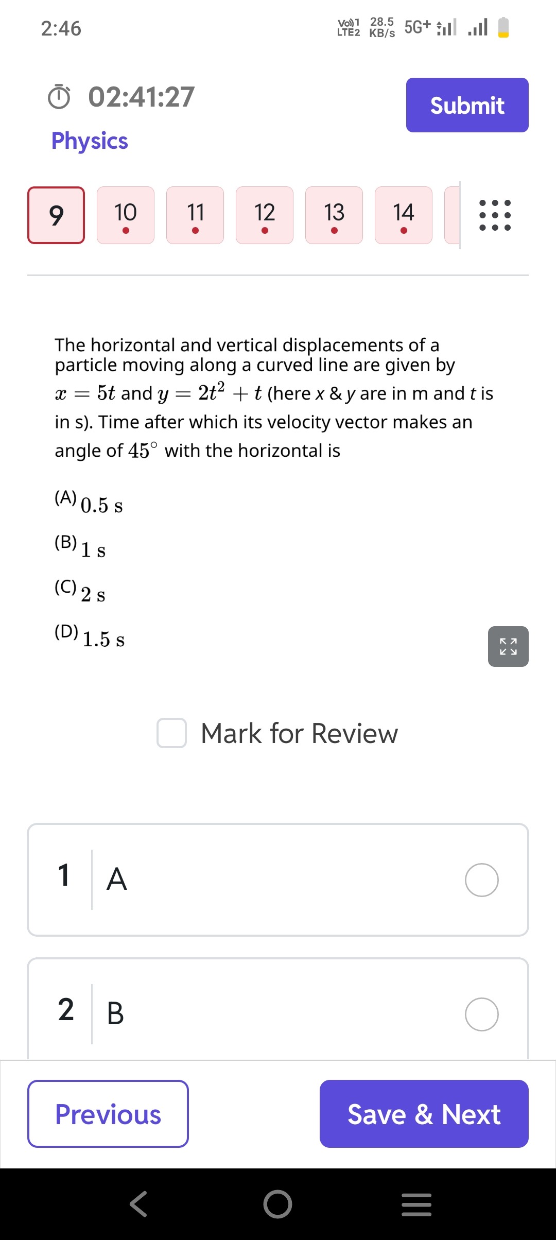 Visual representation for Physics