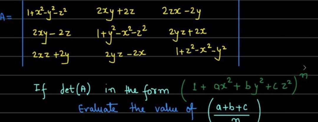 Visual representation for Linear Algebra