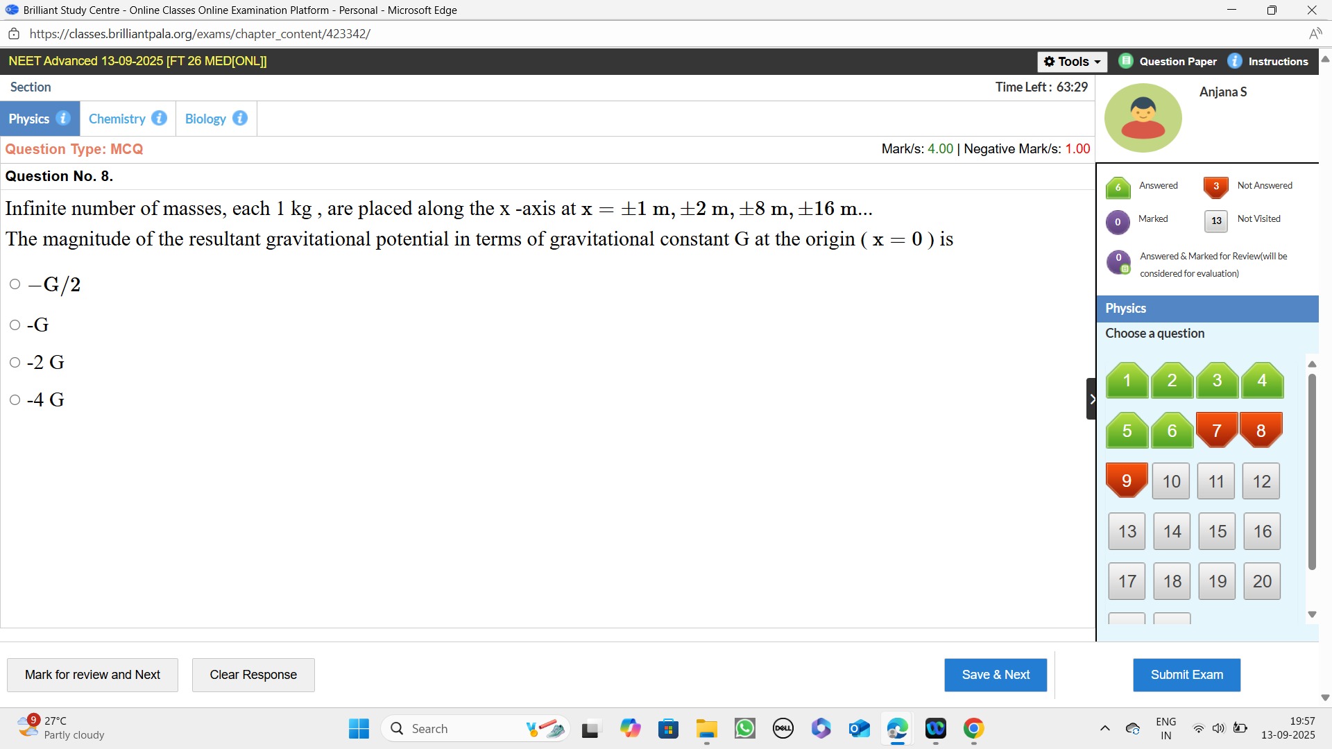 Visual representation for Physics