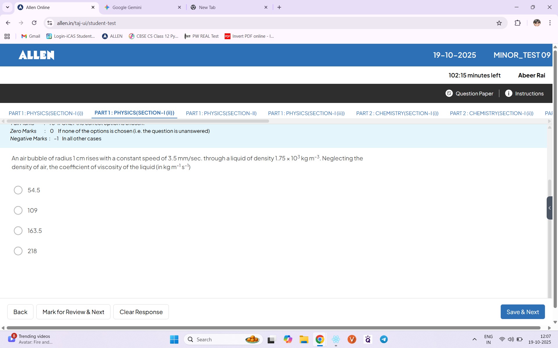 Visual representation for Physics