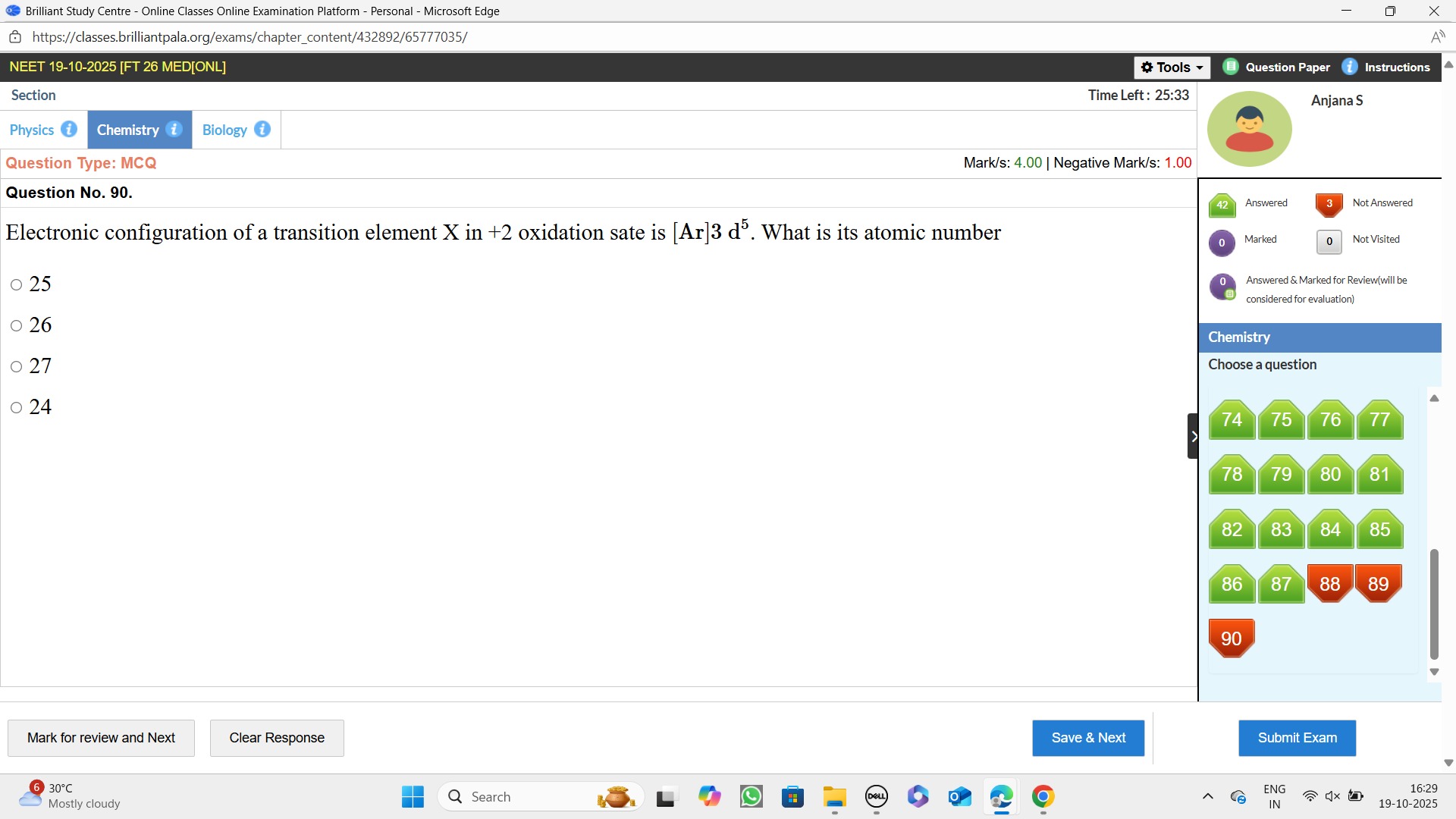 Visual representation for Chemistry