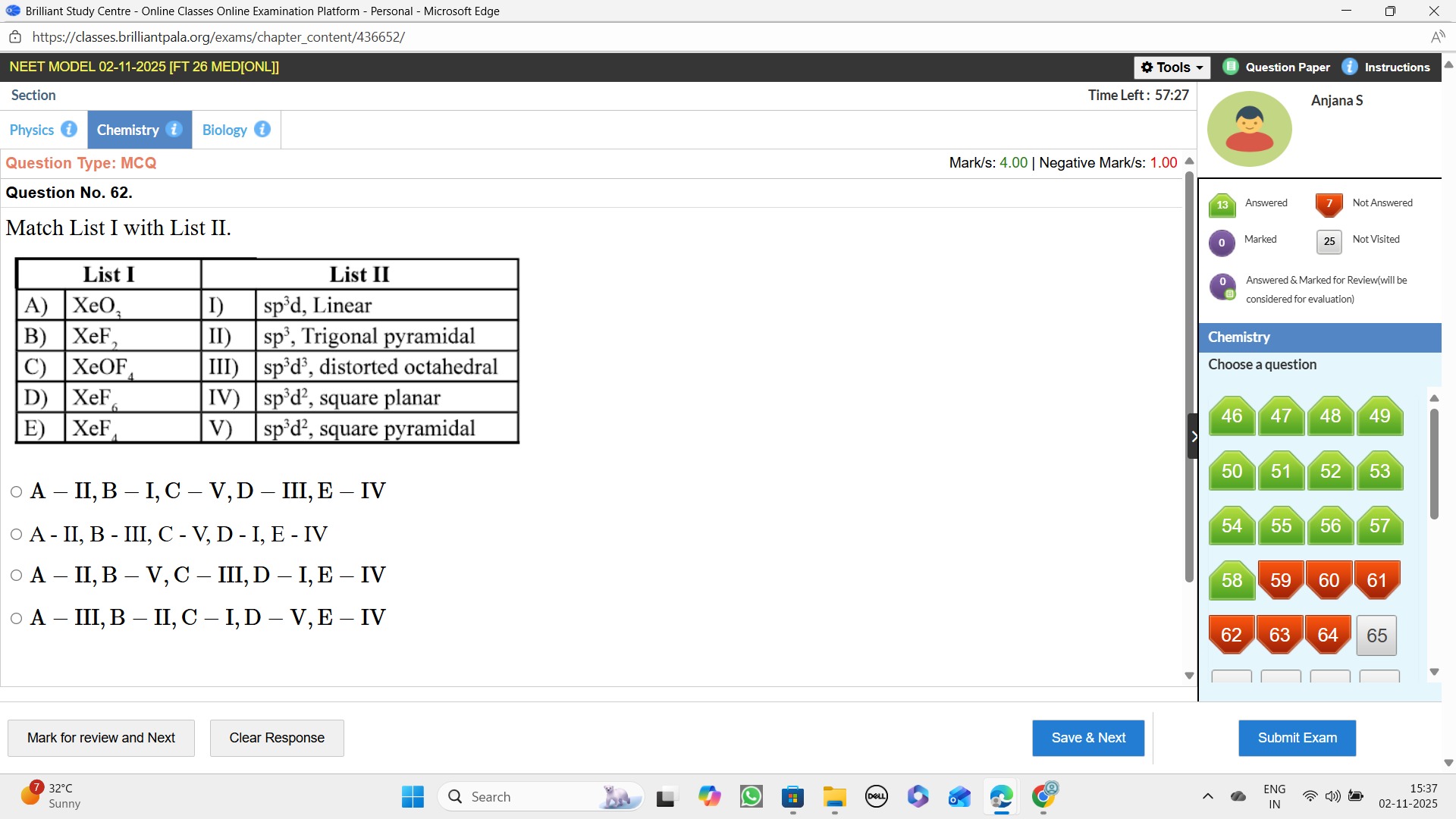 Visual representation for Chemistry