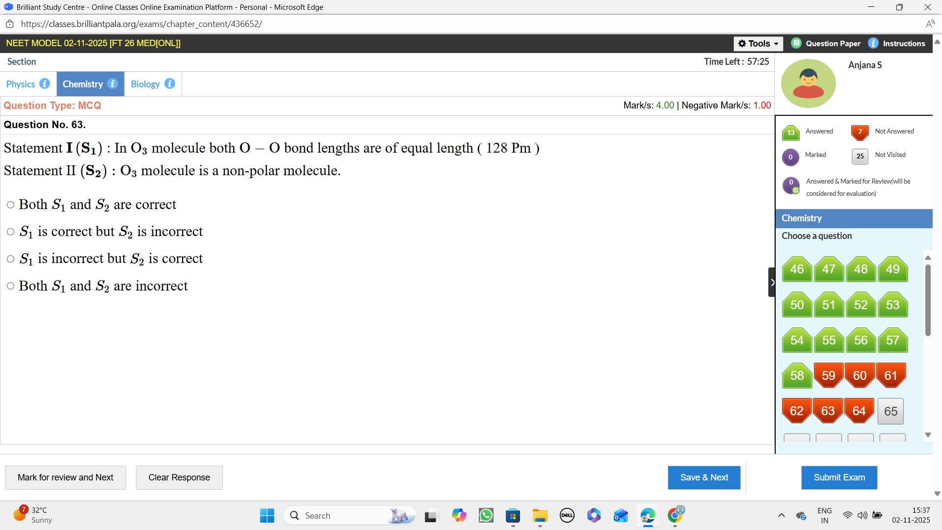 Visual representation for Chemistry