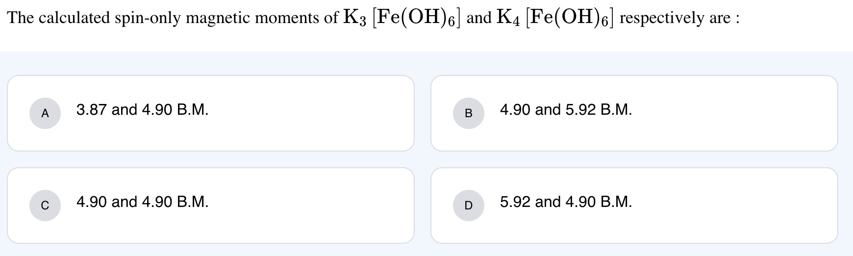 Visual representation for chemistry