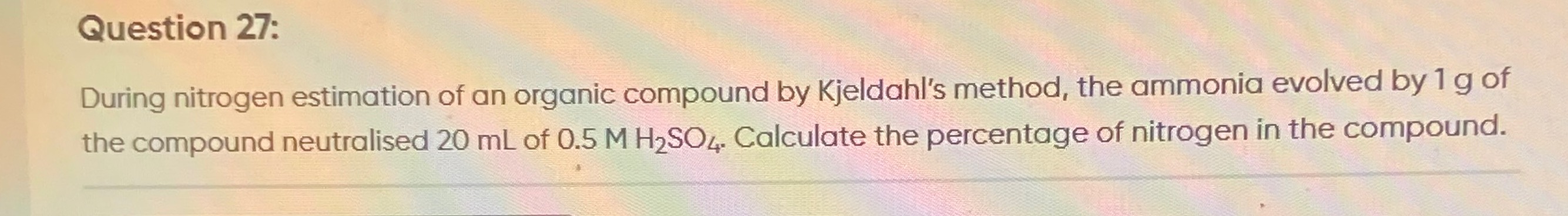 Visual representation for Chemistry
