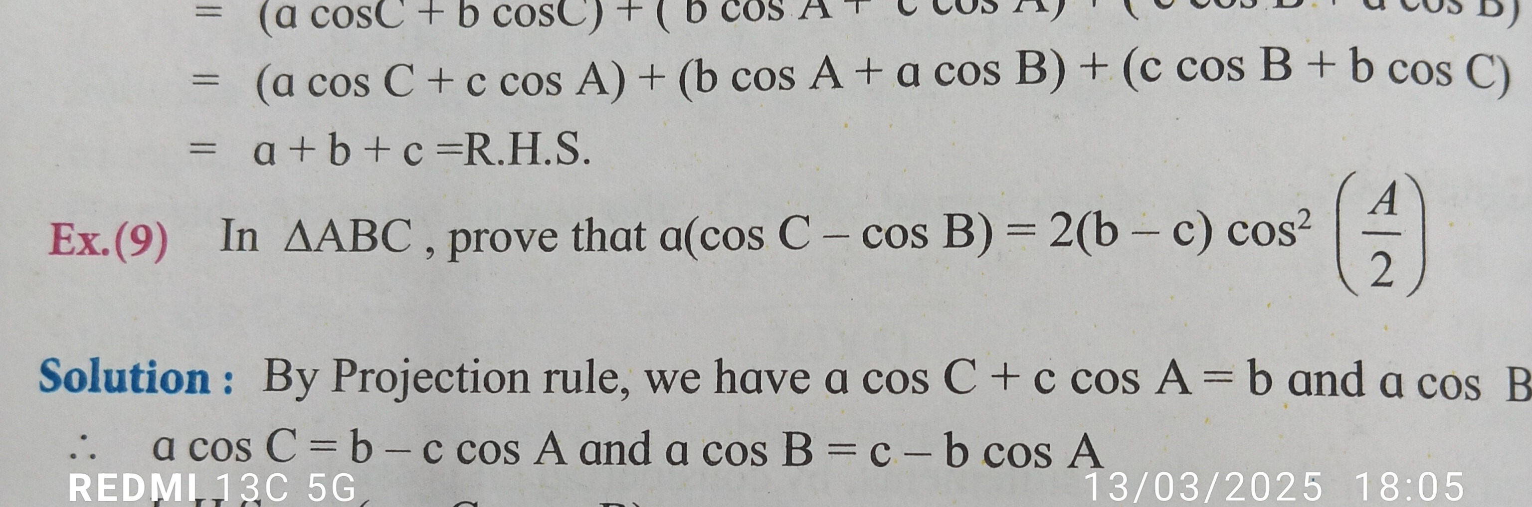 Visual representation for Mathematics