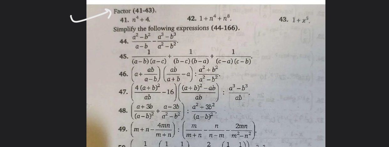 Visual representation for Mathematics