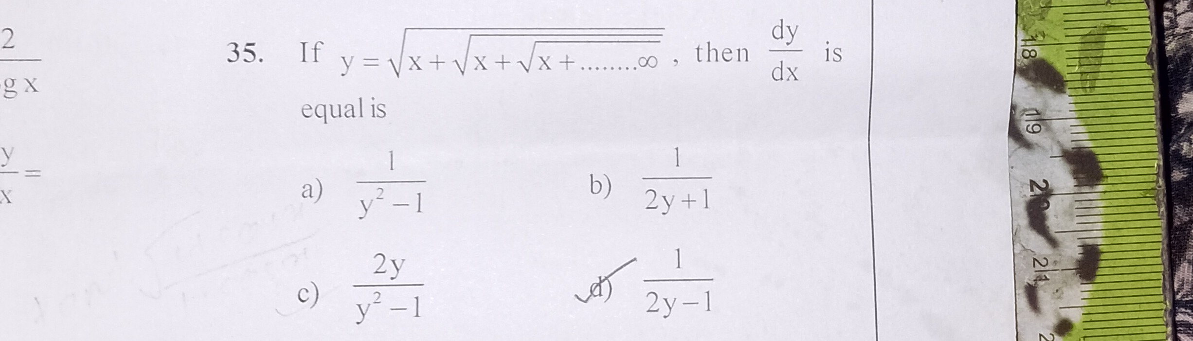 Visual representation for Mathematics