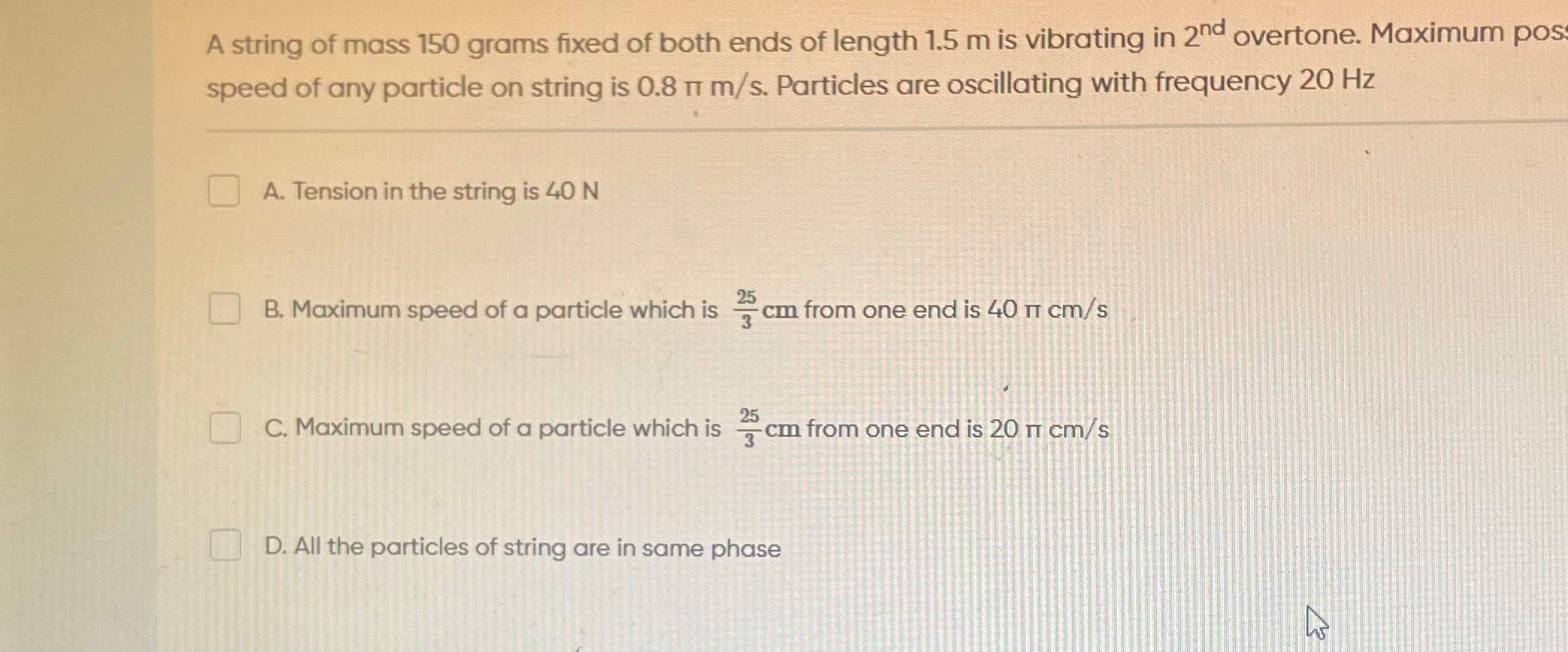 Visual representation for Physics