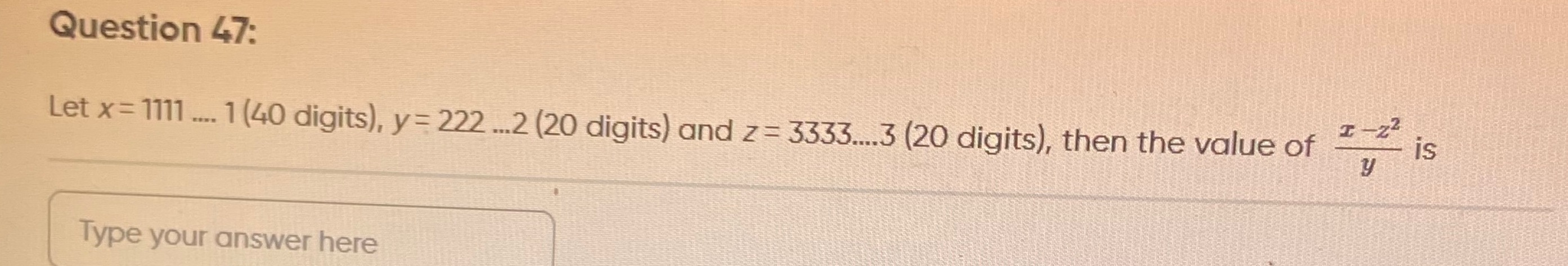 Visual representation for Mathematics