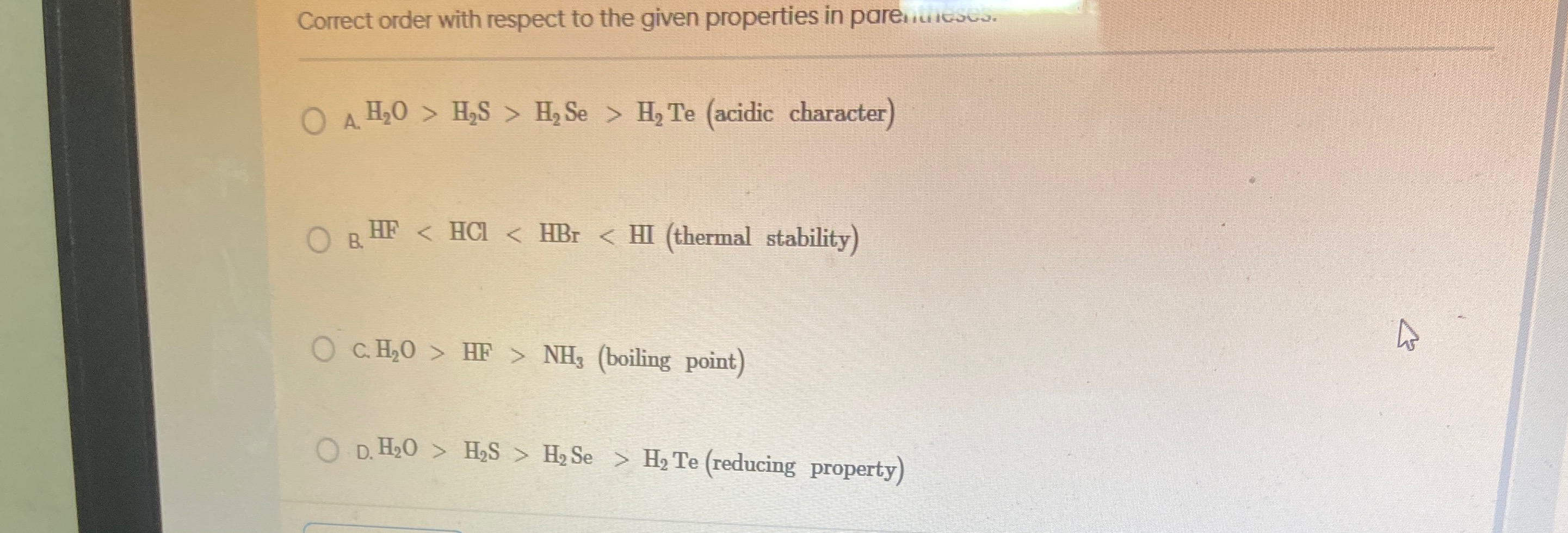 Visual representation for Chemistry