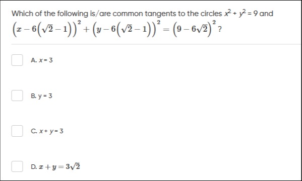 Visual representation for Mathematics