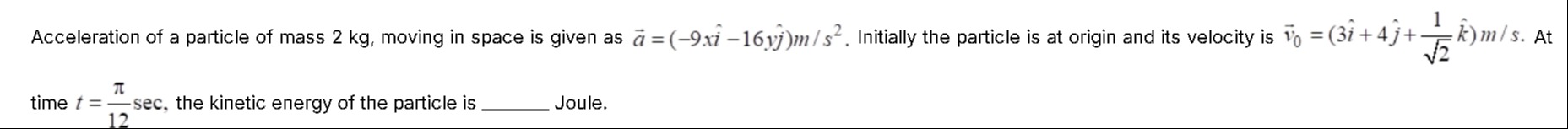 Visual representation for Physics