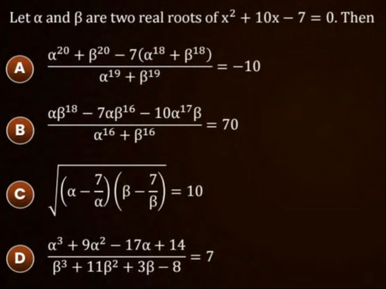 Visual representation for algebra