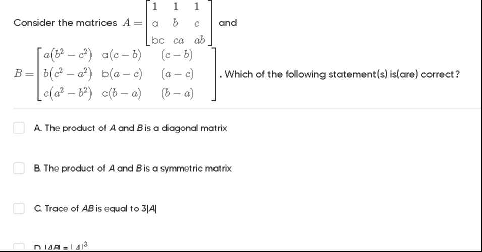 Visual representation for linear algebra
