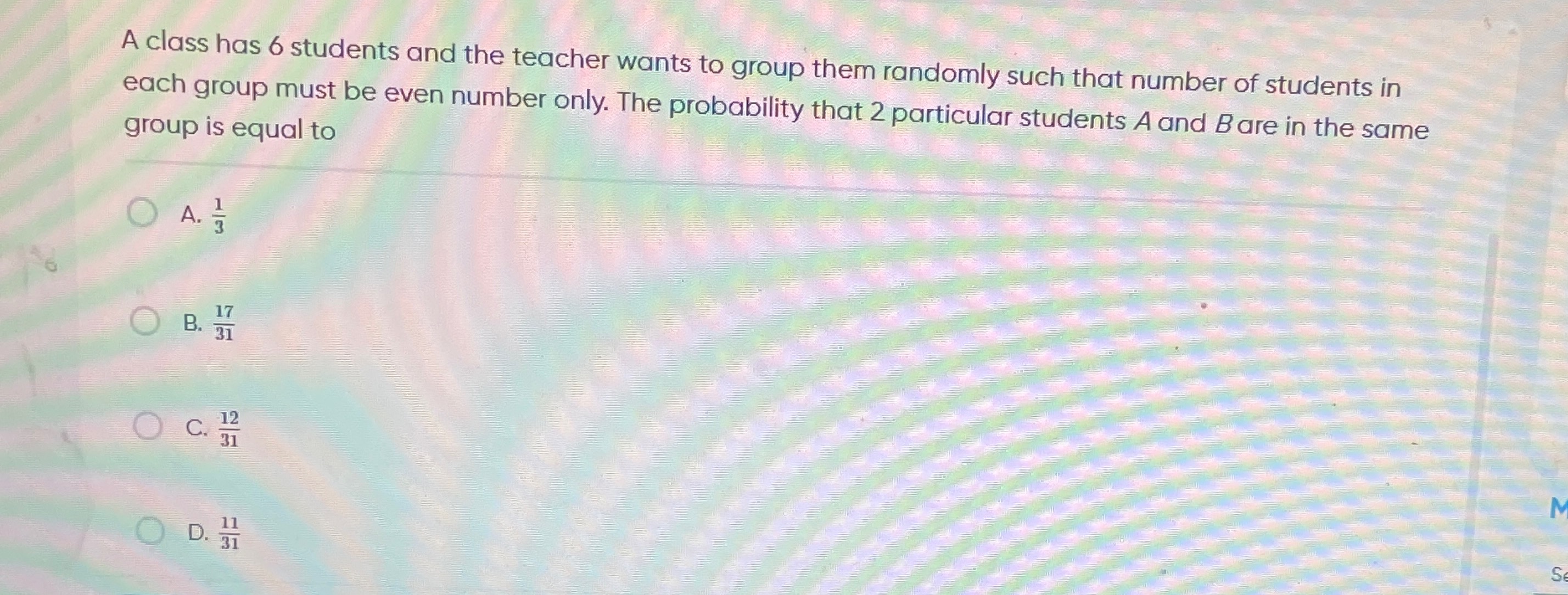 Visual representation for Mathematics