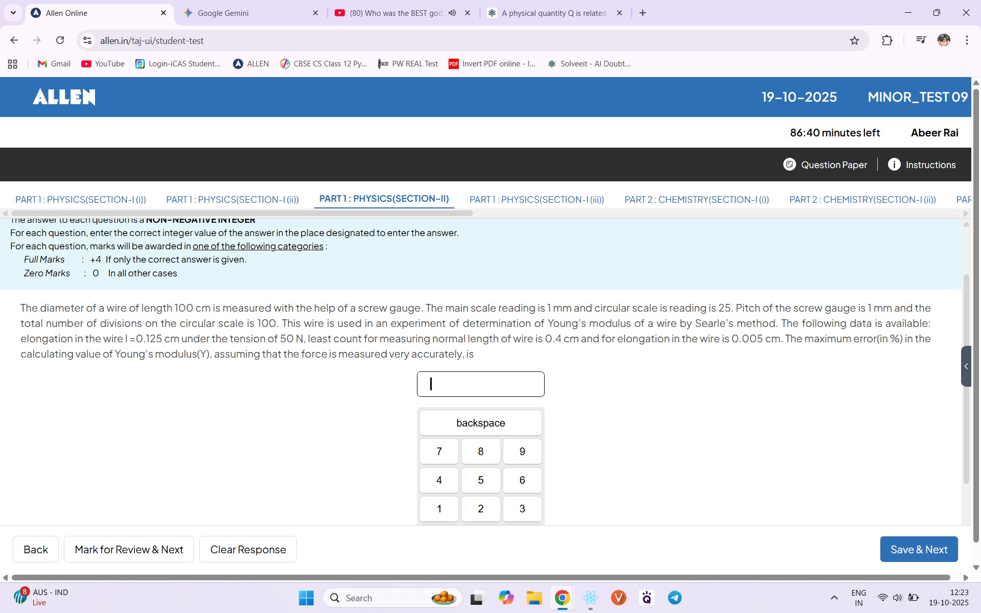 Visual representation for Physics