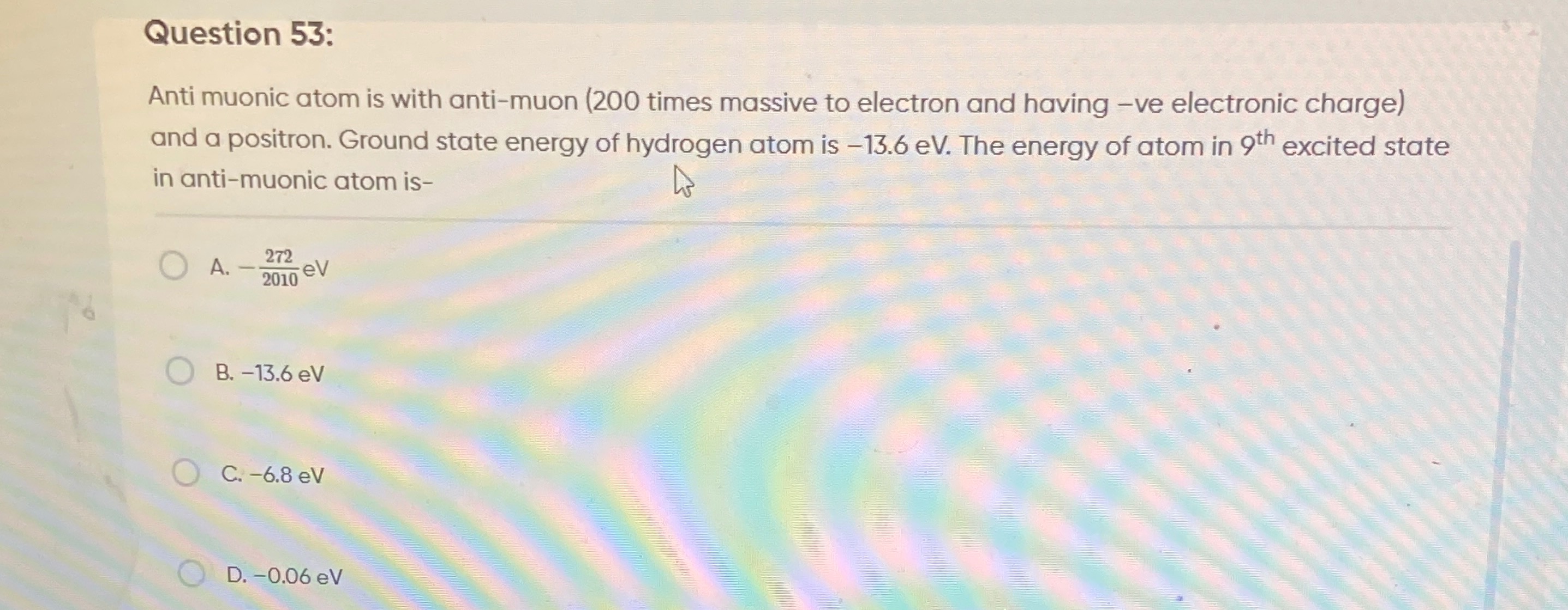 Visual representation for Physics
