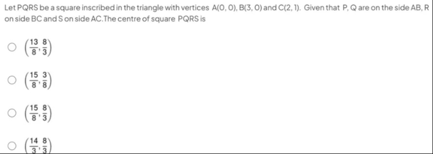 Visual representation for Mathematics