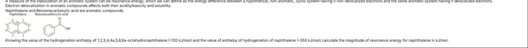 Visual representation for Chemistry