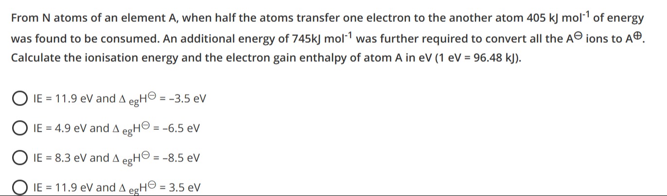 Visual representation for Chemistry