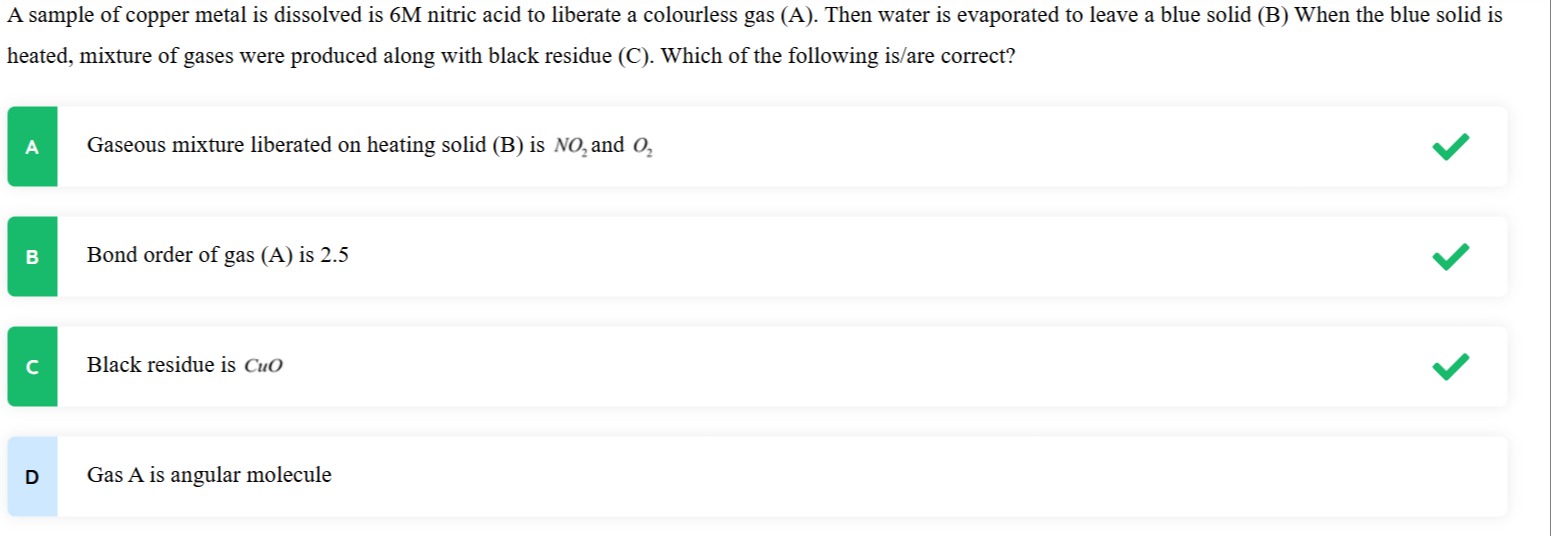 Visual representation for Chemistry