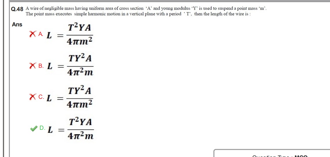 Visual representation for Physics