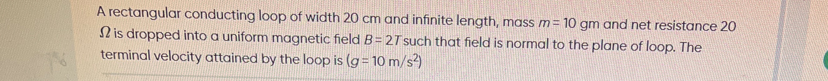 Visual representation for Physics