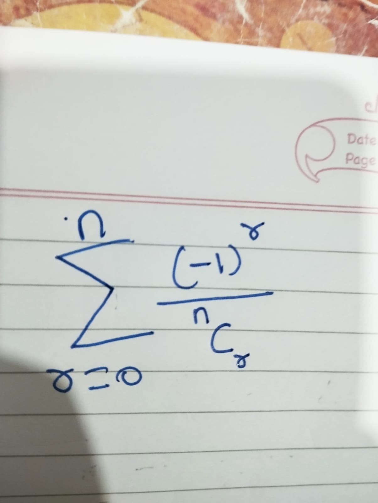 Visual representation for Mathematics