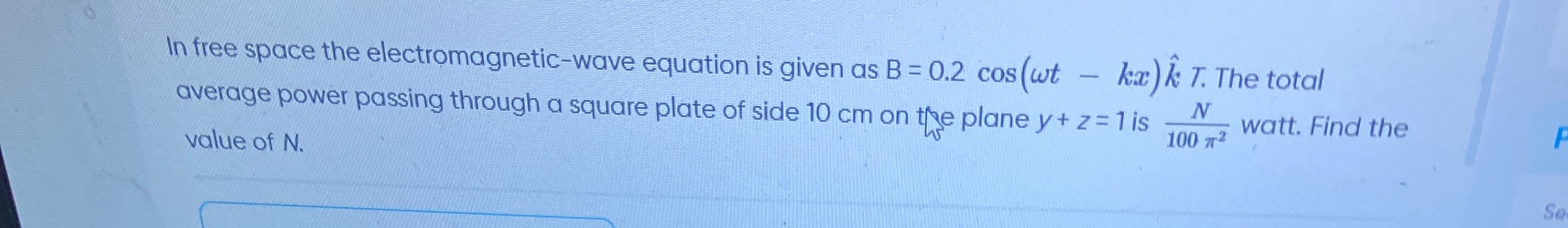 Visual representation for Physics